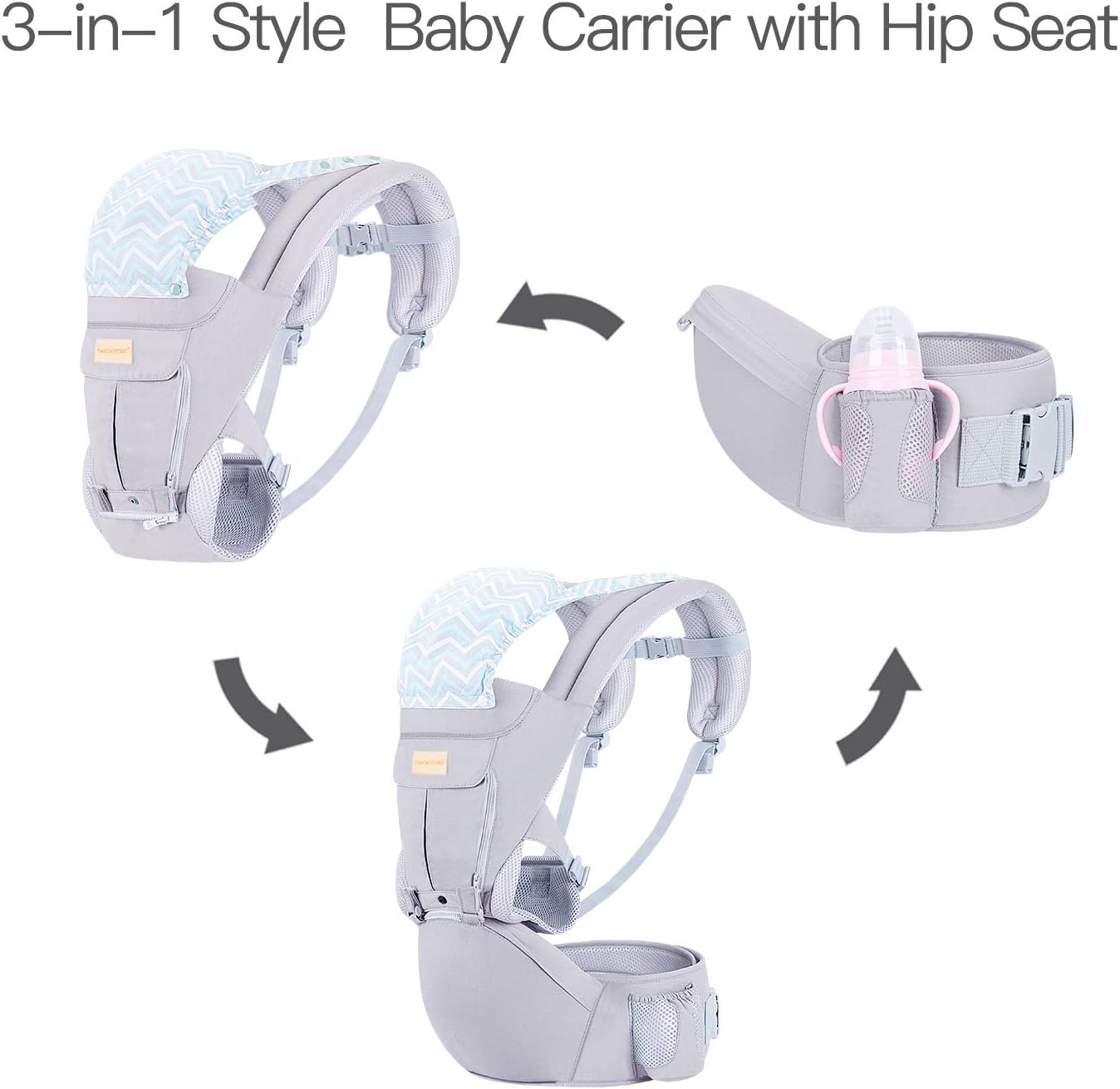 Amazon ベビーキャリア ヒップシートと 防風帽子と 赤ちゃん 幼児用の綿グリーン 抱っこひも ベビー マタニティ 通販