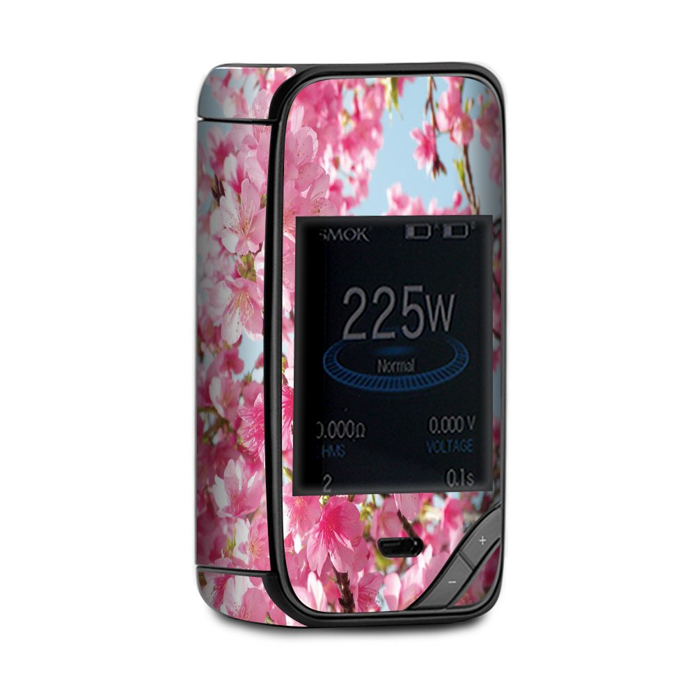 Skin Decal Vinyl Wrap for Smok X-Priv 225W TC Kit Vape skins stickers cover / Cherry Blossom