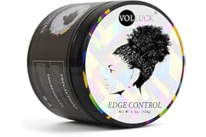 VOLLUCK Edge Control Wax for Women Strong Hold 4.6oz Non-Greasy Edge Smoother Edge Booster Hair Gel for Women Medium Shine Hair Gel - All Day Hold For All Hair Styles