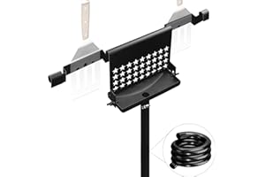 YUCCALIAO Blackstone Upgraded Rear Griddle Grease Catcher – BBQ Oil Drainer & Grease Funnel with Spatula Holder, Compatible Drain Kit for 36", 28", 22", and 17" Blackstone Griddles