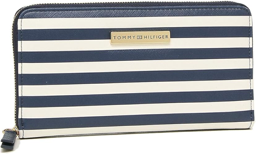 Amazon トミーヒルフィガー 長財布 アウトレット メンズ レディース Tommy Hilfiger 467 ネイビーマルチ 並行輸入品 Tommy Hilfiger トミーヒルフィガー 財布