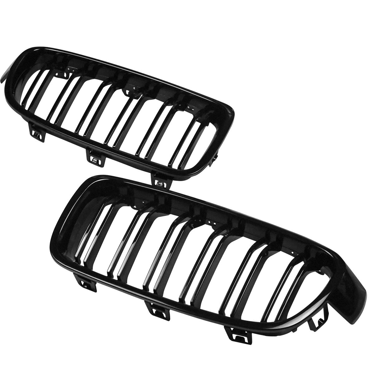 NUOVO ORIGINALE BMW X3 G01 X4 G02 Anteriore Nero Lucido Griglie a Rene NUOVO ORIGINALE BMW X3 G01 X4 G02 Anteriore Nero Lucido Griglie a Rene