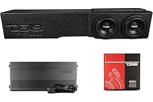 DS-18 EBM-FFPUFCG-2X8.LD Loaded 2 x 8 Subwoofer Enclosure for Select 2007-2024 Chevy/GMC Crew Cabs and 2009-2024 Ford F-150/S