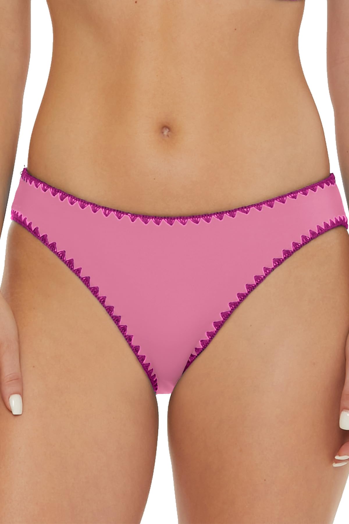 Photo 1 of Lucky Women's Standard Marbella Hipster Bikini Bottom, Cheeky Coverage, Swimwear Separates, Pinkie
