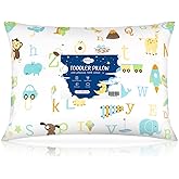 Babebay Toddler Pillow,13x18 Toddler Pillows for Sleeping, Machine Washable Kids Pillow with Soft Cotton Pillowcase, 1 Pack