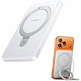 TORRAS EasyGo 0.45" Slim Magnetic Portable Charger Power Bank for iPhone, 5000mAh 22.5W PD Fast Charging Wireless Battery Pack Compatible with Magsafe, iPhone Air,Pro,Pro Max,17,16,15,14,13,12, White