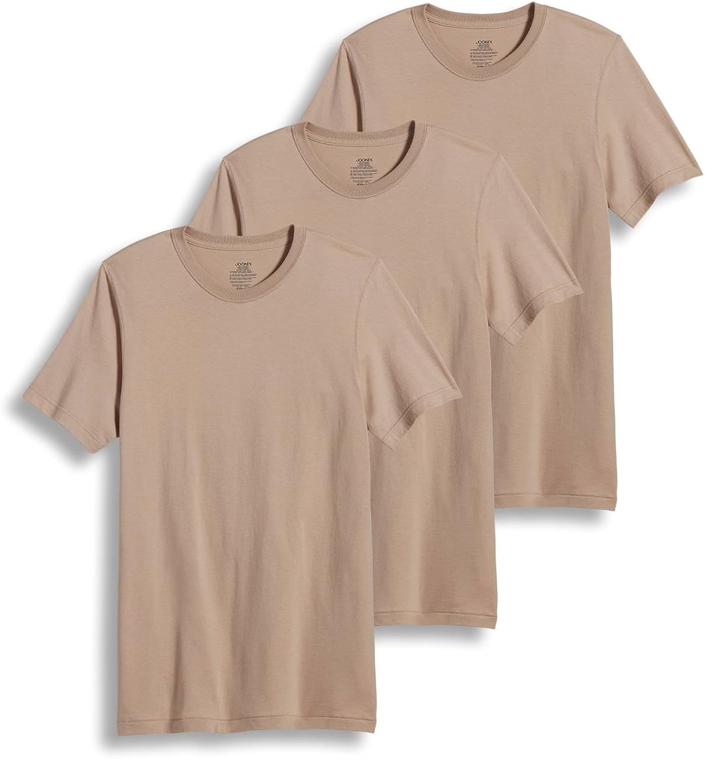 Jockey Men's T-Shirts Classic Crew Neck T-Shirt - 3 Pack at  Men’s Clothing store: Undershirts
