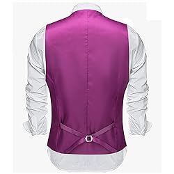 Barry.Wang Mens Hot Pink Suit Vest Formal/Leisure
