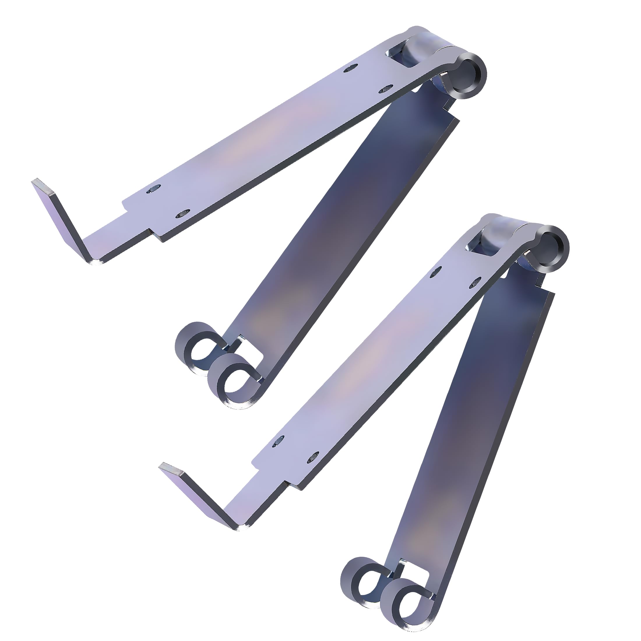 Photo 1 of XTPTFABS 2Pcs Low Headroom Garage Door Top Brackets Compatible with Standard 12" or 15" Radius Track(for Standard Elevator Doors with Very Small Gaps)