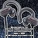 Octane Wireless Bluetooth Earbuds Bluetooth Headphones - Sweat-proof, IPX7 Waterproof Headphones with Noise Cancellation Technology, Microphone & Voice prompts,(Black)