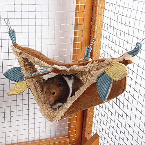 JanYoo Chinchilla cage Accessories Dwarf Hamster for Cages Syrian Bed Hideout Hedgehog Hammock