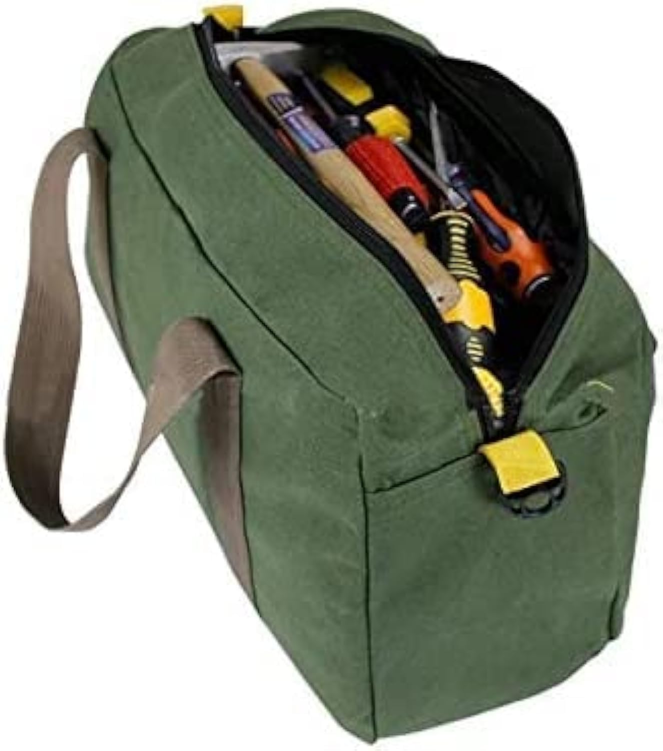 Photo 1 of Large Capacity Tool Bag Multifunction Waterproof Oxford Canvas Hand Tool Storage Carry Bags Portable Metal Toolkit Organizer (20 INCHES)