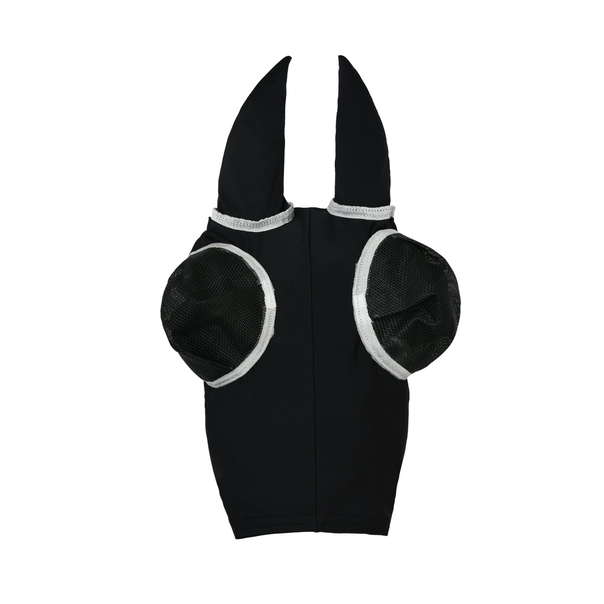 SIE Horse Soft Mesh Fly Mask with Reflective Bug Eye-UV Blocker for Horses (Black)