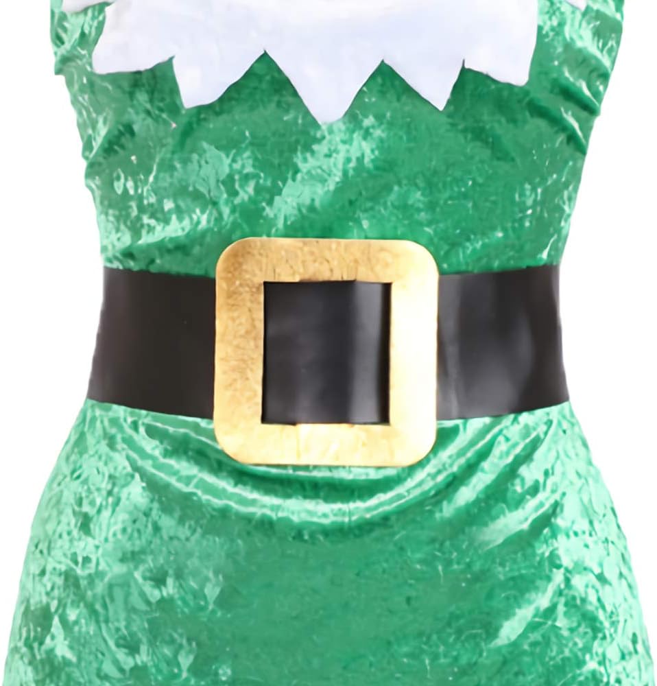 LADIES ELF DRESS FANCY DRESS COSTUME GREEN VELOUR DRESS + GREEN VELOUR SANTA HAT SANTAS GROTTO SANTAS LITTLE HELPER CHRISTMAS ELF SEXY XMAS OUTFIT SIZE: LARGE - BigaMart LADIES ELF DRESS FANCY DRESS COSTUME GREEN VELOUR DRESS + GREEN VELOUR SANTA HAT SANTAS GROTTO SANTAS LITTLE HELPER CHRISTMAS ELF SEXY XMAS OUTFIT SIZE: LARGE - BigaMart