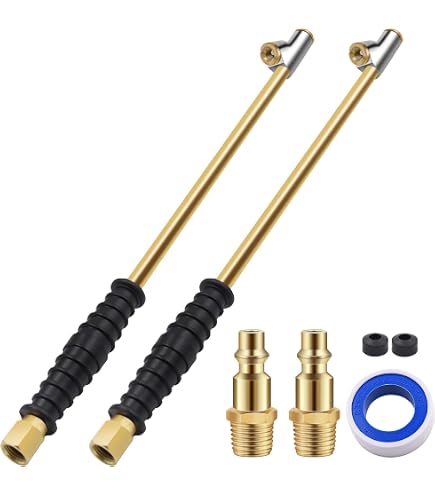 Dual Head Tire Pressure Gauge, Heavy Duty Pen Tire Gauge Range 10