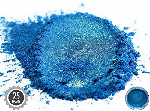 Eye Candy Pearls 25gr Rainbow Blue Mica Powder Pigments (Resin, Paint, Epoxy, Soaps, Nail Polish, Liquid Wraps)