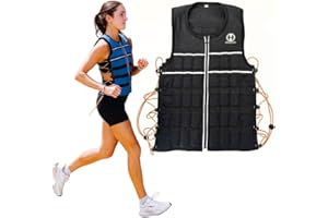 Hyperwear Hyper Vest ELITE Fully Adjustable Weight Vest - Stretch CORDURA® Fabric Zipper Thin Steel Weights - Weighted Vests for Running, Strength, Endurance, Walking - Sizes S, M, L, XL