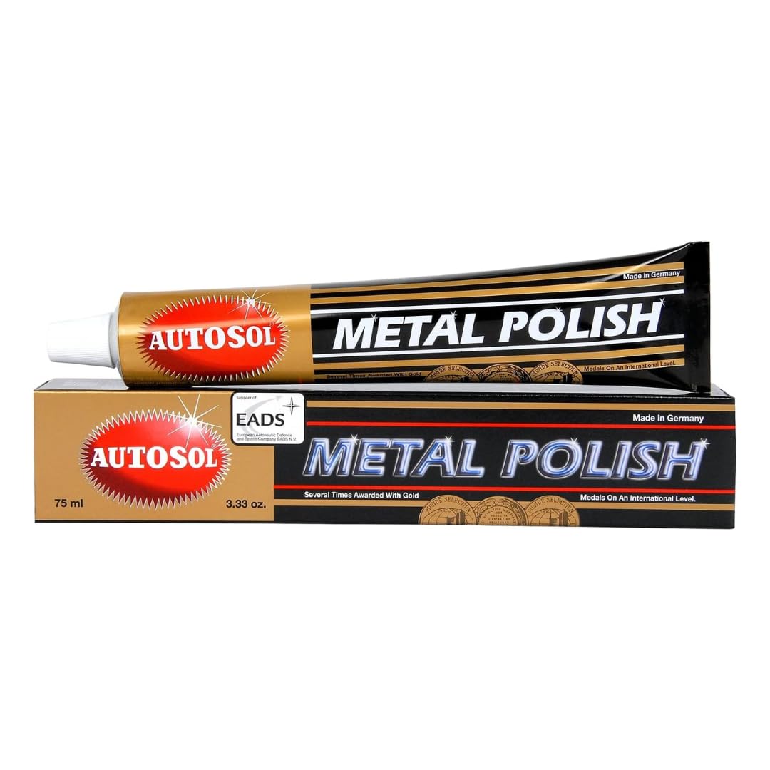 Autosol Chrome Polish Metal & Aluminium Cleaner, 75ml/100gm