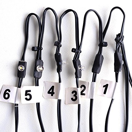 AMPERSAND SHOPS 8-Ft. / 9-Ft. 6-Rib Patio Umbrella Solar String Lights (Warm White) - Thumbnail 6
