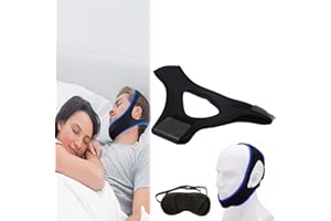 GENERIC Veralabs Airflow Jaw Strap, Air Flow Jaw Strap, Airflow Jaw Strap Veralabs, Veralabs Airflow Jaw Mask, Veralabs Chin Strap, Veralabs Sleep Strap, Veralabs Chin Sleep Strap Sleep Mask (Black)