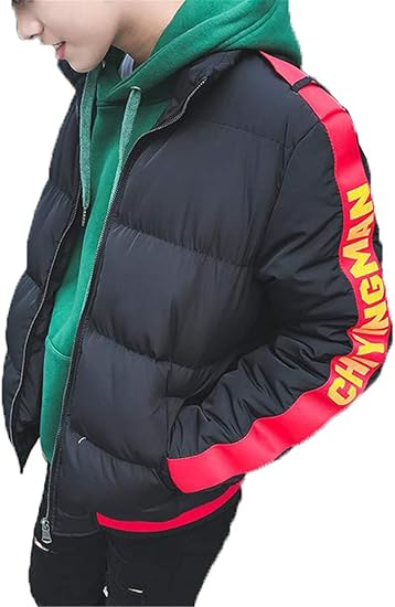 Amazon ベィジャン メンズ アウター コート ショート丈 ジャケット 中綿入り カジュアル ゆったり 厚手 防寒 防風 秋冬 通勤 通学 大きいサイズ コート ジャケット 通販