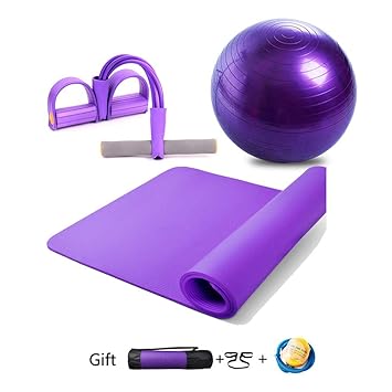 Essential Yoga Starter Set Kit 3pcs,183cm*80cm*1.0cm Yoga ...