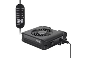 hygger Aquarium Chillers Fan, Quiet Fish Tank Cooling Fan Equipment with Adjustable Timer Speed Controller, Suitable for Fres