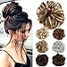 Lelinta Hair Bun Extensions Wavy Curly Messy Donut Chignons Hair Piece Wig Hairpiece