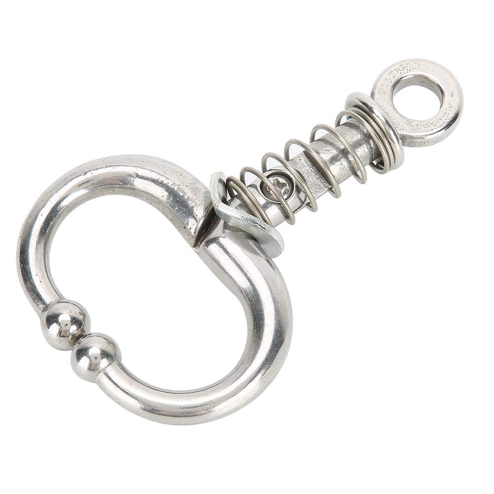 Zouminyy Cow Cattle Nose Ring Cattle Nose Ring, Cow Nose Clip, Metal Nose Pliers Spring Type Bull Cow for Cows(Spring type bull nose ring)