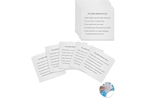 CICITOYWO 10 Pieces Self-Adhesive TPU Pool Patch Repair Kit Vinyl Inflatable Pool Patches for Swimming Pools, Inflatable Boats, Air Mattresses, Bounce Houses, Tent, Canvas, Inflatable Toys