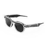 Oakley Meta HSTN, Clear | Smart AI Glasses for Men, Women — Performance for Sports, Athletes — Camera, Audio, Video — 8 Hour Battery — 3K HD Resolution — Clear to Grey Transitions® Lenses