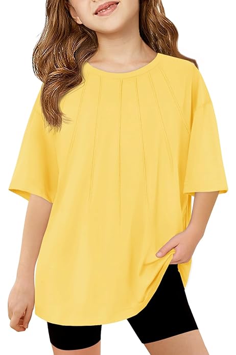 Girls White Athletic Shirt Women's Oversized Workout Crop Tops