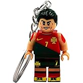 PAP Products Custom Ronaldo Keychain – Portugal 2022 Jersey – Distinctive Block-Style Aesthetic – Ronaldo Stuff for Fans