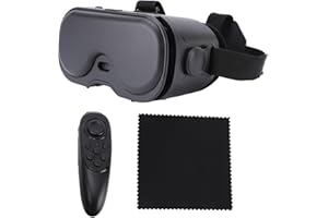 GOWENIC 3D VR Headset Virtual Reality Glasses Headset with Bluetooth Controller, 120 FOV Adjustable Anti Blue Light Virtual R