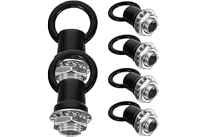 VICASKY 6Pcs Heavy Duty Ceiling Hook Rings for Hanging Lamps Chandelier Light Fixture Eye Nuts Loop