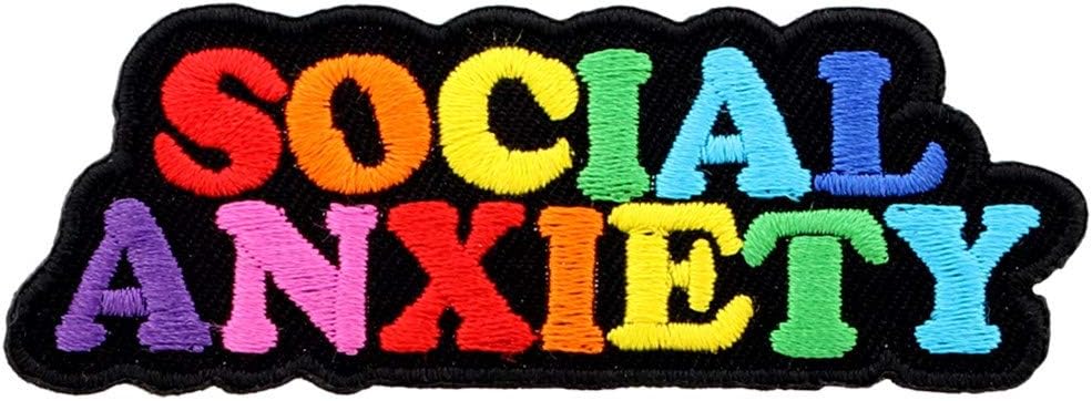Extreme Largeness Social Anxiety Patch Black