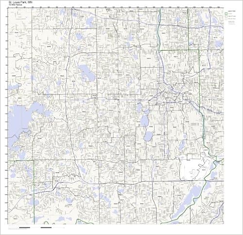 St Louis Park Zip Code Map St. Louis Park, Mn Zip Code Map Not Laminated: Amazon.com: Office Products