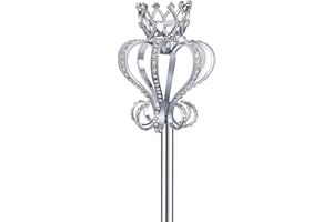 CiBiZi Fairy Princess Wands Queen King Scepter Wands Festival Wands for Pageant Role Play Wedding Halloween Prom