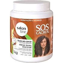 Amazon.com: Salon Line Linha Tratamento (SOS Cachos) Coco Creme ...