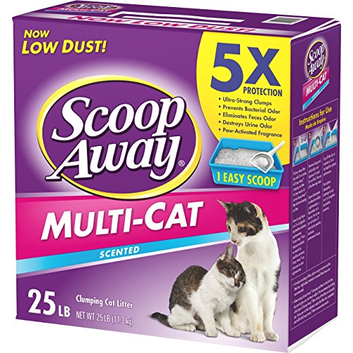 Scoop Away Multi-Cat, Scented Cat Litter, 25 Pounds
