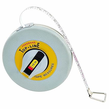 FREEMANS TOPLINE - PROFESSIONAL STEEL - MEASURING TAPE 15 METER X 9.5 MM