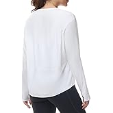 THE GYM PEOPLE Women's Long Sleeve Workout Shirts Back Loose Fit Running Tee Tops with Thumb Hole
