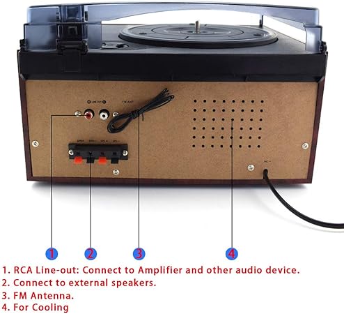 Reproductor De Discos De Vinilo, Radio con Discos De Vinilo ...