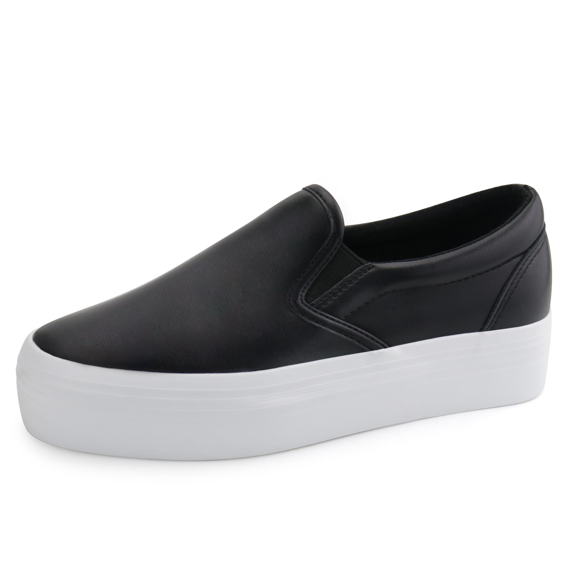 platform slip on loafers