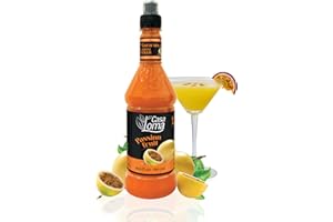 Casa Loma Premium Passionfruit Syrup – 750 ml Authentic Colombian Gourmet Artisan Crafted Syrup Sauce for Beverages, Desserts, Cooking & Mixology, Made with Real Fruit, Vegan, Non-GMO, and Gluten-Free