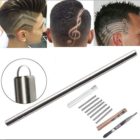 Hair Tattoo Trimming Facial Eyebrows Razor Pen For Hair Design