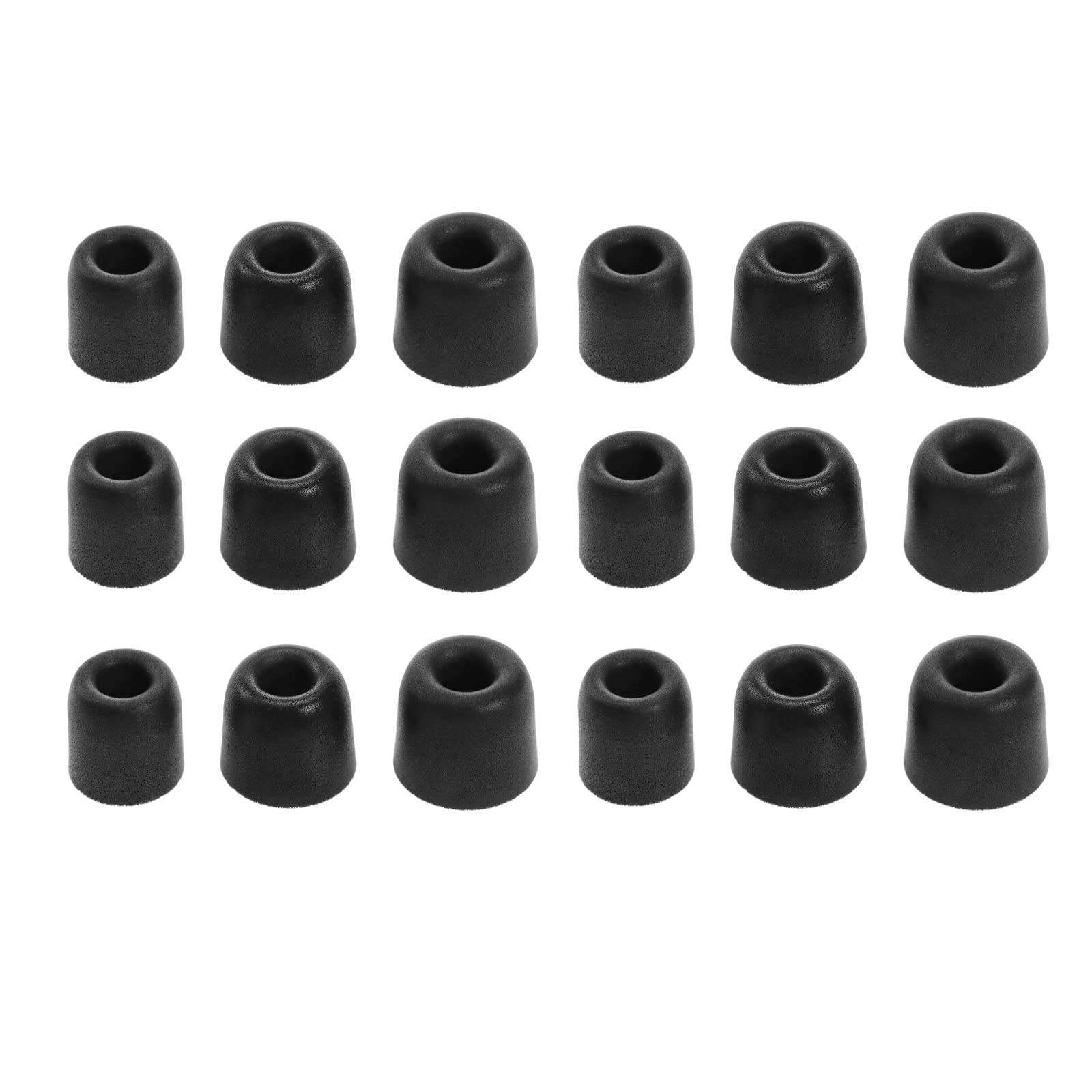 EMSea 9 Pairs of Memory Foam Ear Tips Earphone Buds Noise Isolation Earbuds Eartips Replacement for 4.5mm Headphone 3 Sizes S/M/L