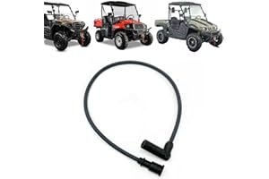 Chikia Hisun 500 Ignition Coil Cable Wire Cap Plug Replacement for UTV ATV 250 400 450 500 Massimo Gunner 250,MSU500,Coleman UT400 UT500,Axis 500,Bennche,Cub Cadet,YS400