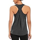 Muzniuer Womens Workout Tops Yoga Tank Tops-Sleeveless Exercise Athletic Gym Sport Shirts Racerback Tank Tops