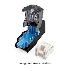 trueCABLE Cat6A Toolless Keystone Jack, Unshielded